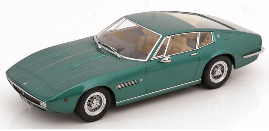 MASERATI GHIBLI COUPE 1969 VERT KKSCALE 1/18°