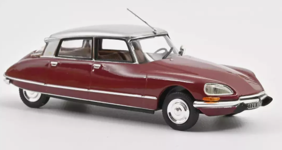 CITROEN DS 23 PALLAS 1972 RED AND SILVER NOREV 1/43°