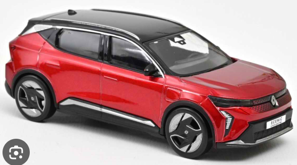 RENAULT SCENIC E TECH 100% ELECTRIQUE ROUGE 2024 NOREV 1/43°