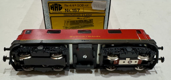 SUDOSTBAHN LOCOMOTIVE ELECTRIQUE N°157 HAG 1/87°