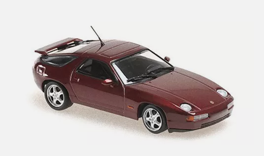 PORSCHE 928 GTS 1991 RED METALLIC MINICHAMPS 1/43