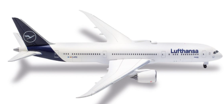 BOEING 787-9 DREAMLINER LUFTHANSA HERPA 1/500°