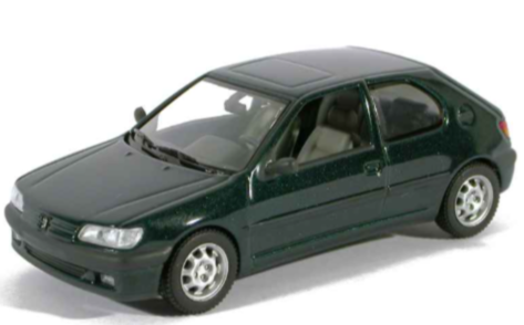 PEUGEOT 306 2 DOOR SALOON 1995 MINICHAMPS 1/43°