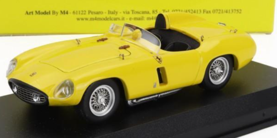 FERRARI 750 MONZA JAUNE 1955 ART MODEL 1/43°