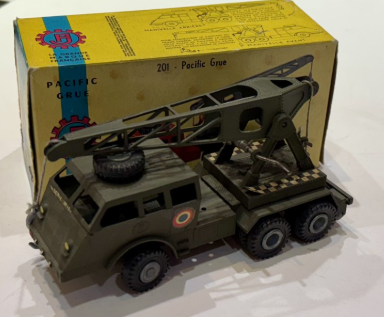 PACIFIQUE GRUE GENIE MILITAIRE FRANCE JOUET 1/43°