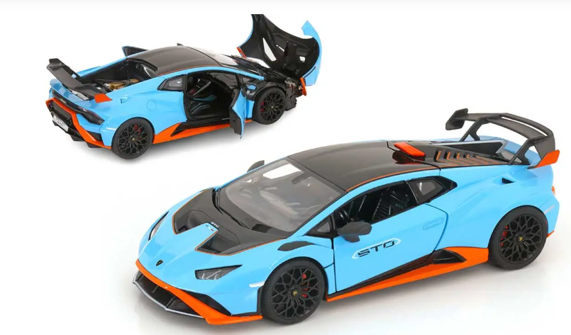 LAMBORHGINI HURACAN STO 2023 BLEU RASTAR 1/18°