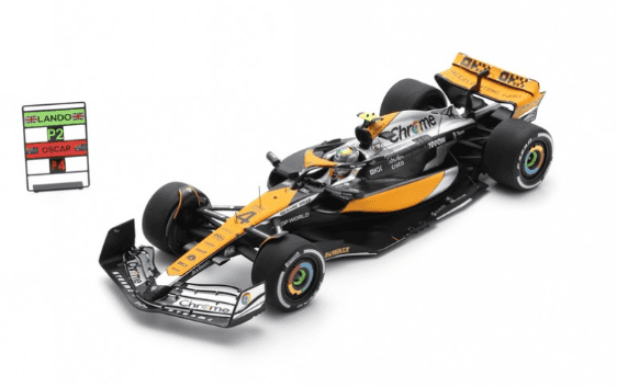 MCLAREN MCL60 2nd BRITISH GP 2023 NORRIS SPARK 1/18