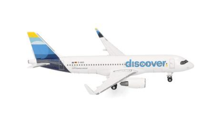DISCOVER AIRLINES AIRBUS A320 HERPA 1/500°