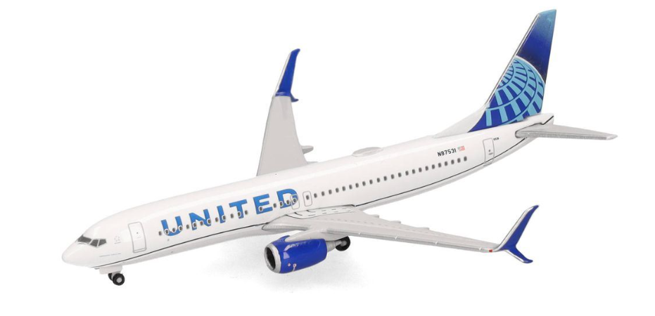 UNITED AIRLINES BOEING 737-800 HERPA 1/500°
