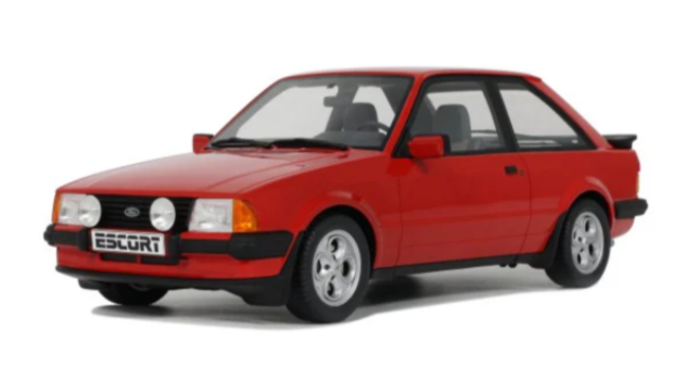 FORD ESCORT MK3 XR3i rouge OTTO 1/18°