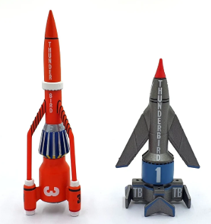 THUNDERBIRDS FAB 1&3 COLLECTION CORGI 1/36°