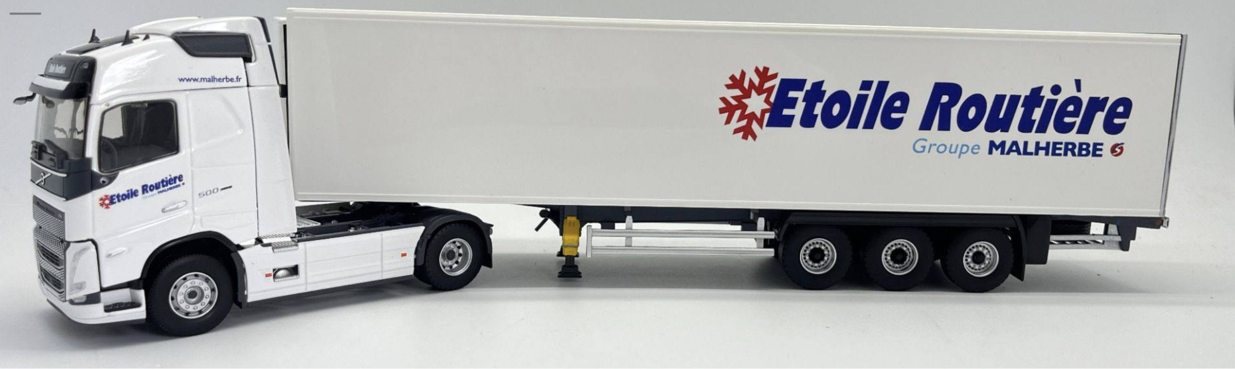 VOLVO FH 2020 SEMI FRIGO ETOILE ROUTIERE GROUPE MALHERBE ELIGOR 1/43°