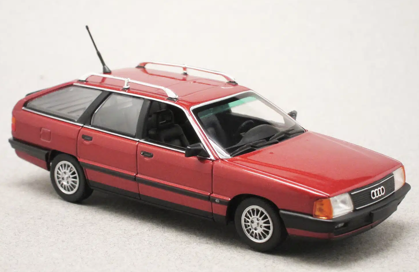 AUDI 100 (C3) AVANT 1990 RED MAXICHAMPS 1/43°