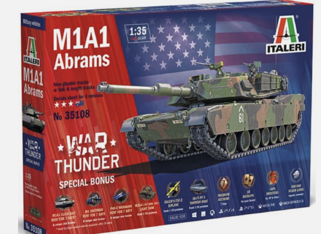M1A1 ABRAMS ITALERI 1/35°