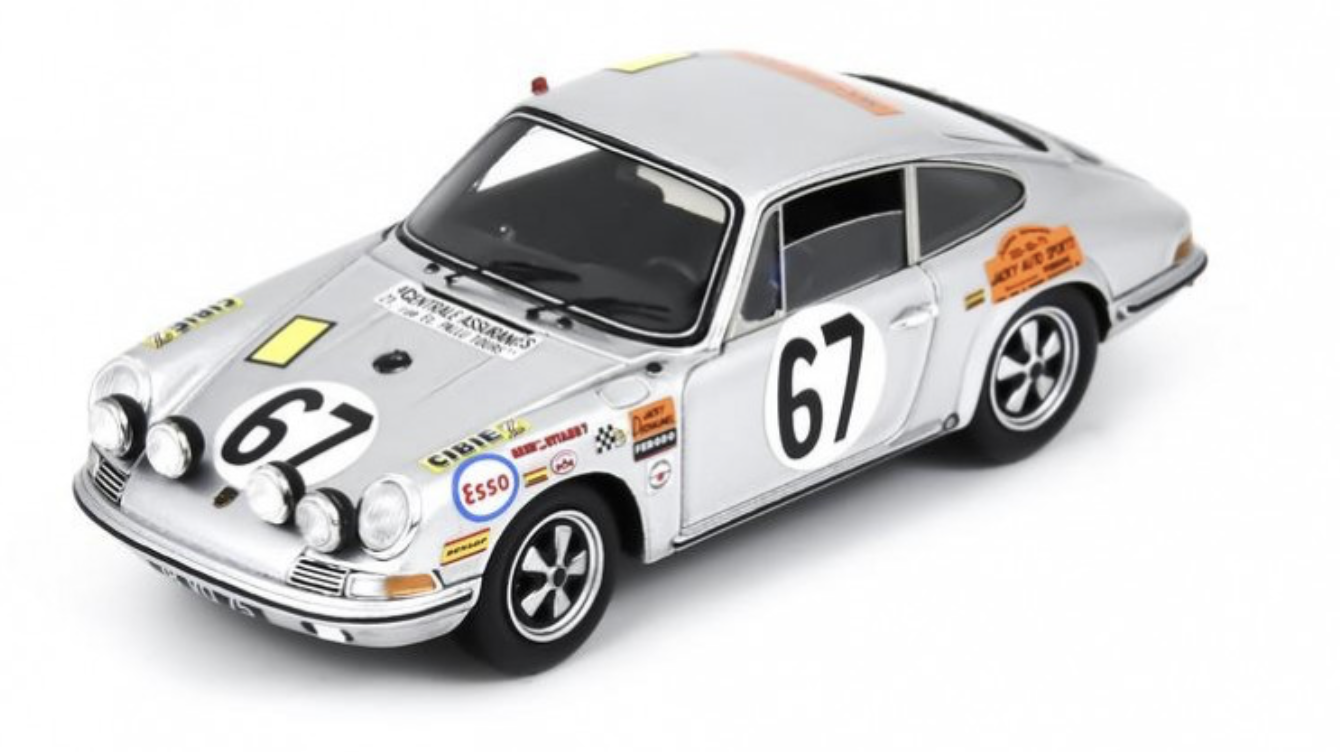 PORSCHE 911S N°67 LE MANS 24H 1969 SPARK 1/43°
