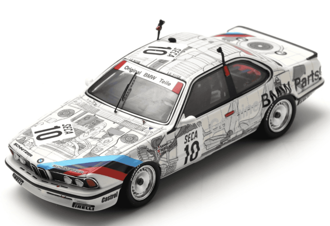 BMW 635 CSI N°10 24H SPA 1986 SPARK 1/43°
