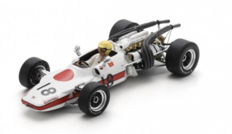 HONDA RA302 N°18 FRENCH GP 1968 SPARK 1/43°