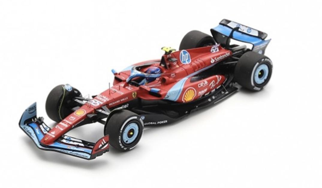 FERRARI SF-24 N°55 F1 GP MIAMI 2024 5TH CARLOS SAINZ LOOKSMART 1/43°