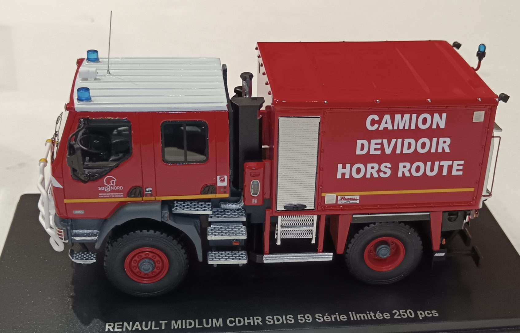 RENAULT MIDLUM 220 4X4 CDHR DA SDIS 59 ALERTE 1/43°