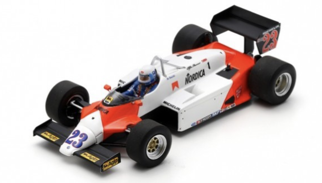 ALFA ROMEO 183T #23 5th DUTCH GP 1983 SPARK 1/43°