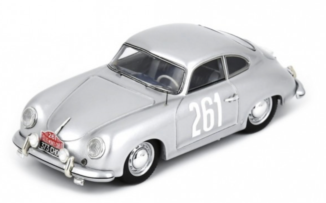 PORSCHE 356 1500 #261 MONTE CARLO RALLY 1955 SPARK 1/43°