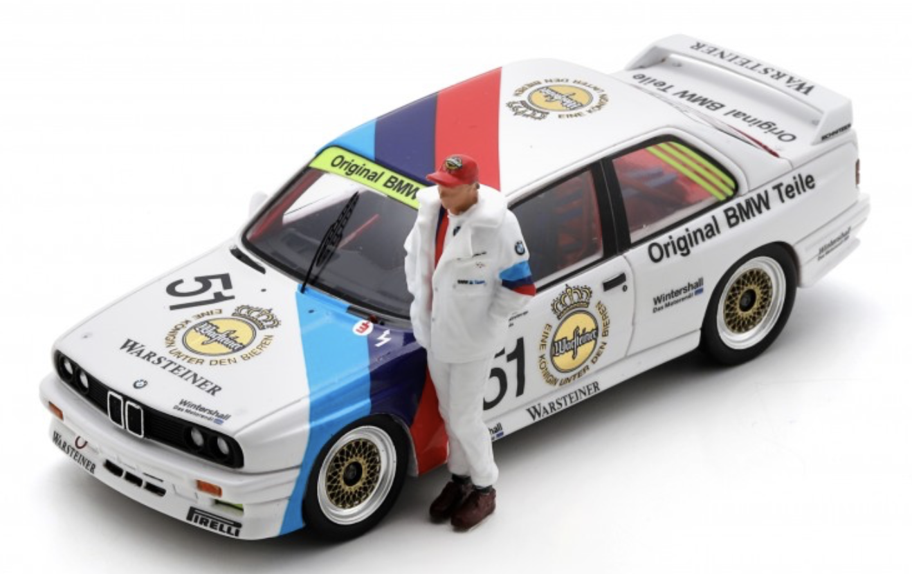 BMW E30 M3 MONZA #51 TEST SESSION WTCC 1987 SPARK 1/43°