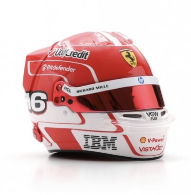 CASQUE F1 CHARLES LECLERC GP MONACO 2024 LOOK SMART 1/5