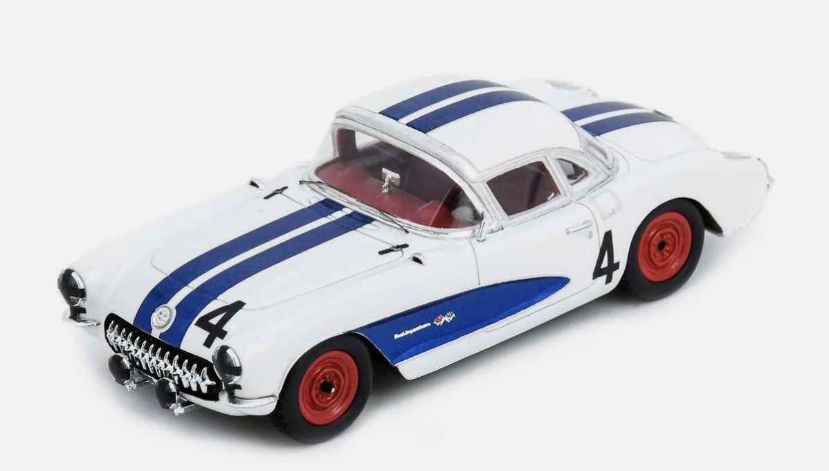 CHEVROLET CORVETTE C1 V8 12TH SEBRING 12H 1957 SPARK 1/43°