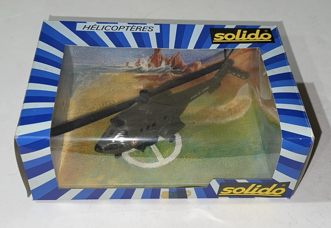 HELICOPTERE MILITAIRE PUMA SOLIDO 1/43°