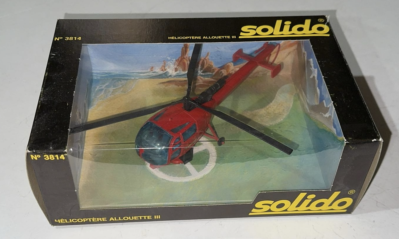 HÉLICOPTERE ALLOUETTE III SOLIDO 1/43°