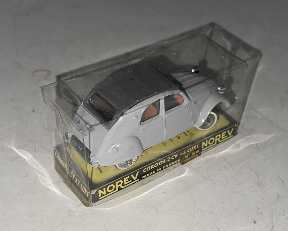 CITROEN 2CV LUXE GRISE NOREV 1/43°