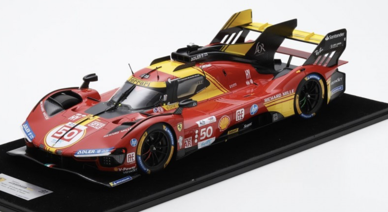 FERRARI 499P N°50 Ferrari AF Corse Vainqueur 24H Le Mans 2024 LOOKSMART 1/12