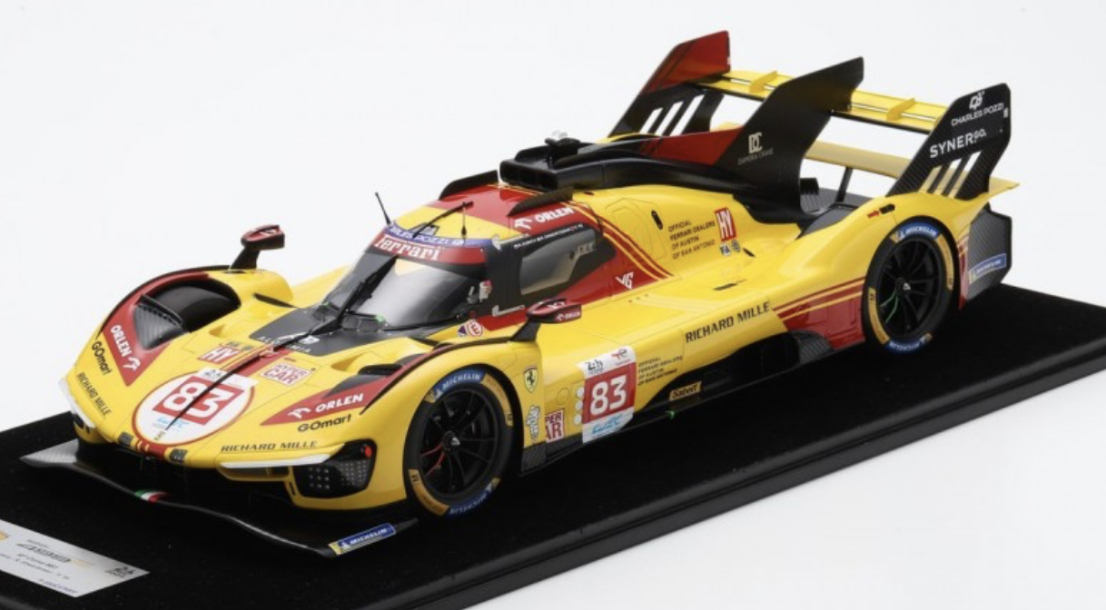 FERRARI 499P N°83 AF Corse 24H Le Mans 2024 LOOKSMART 1/12