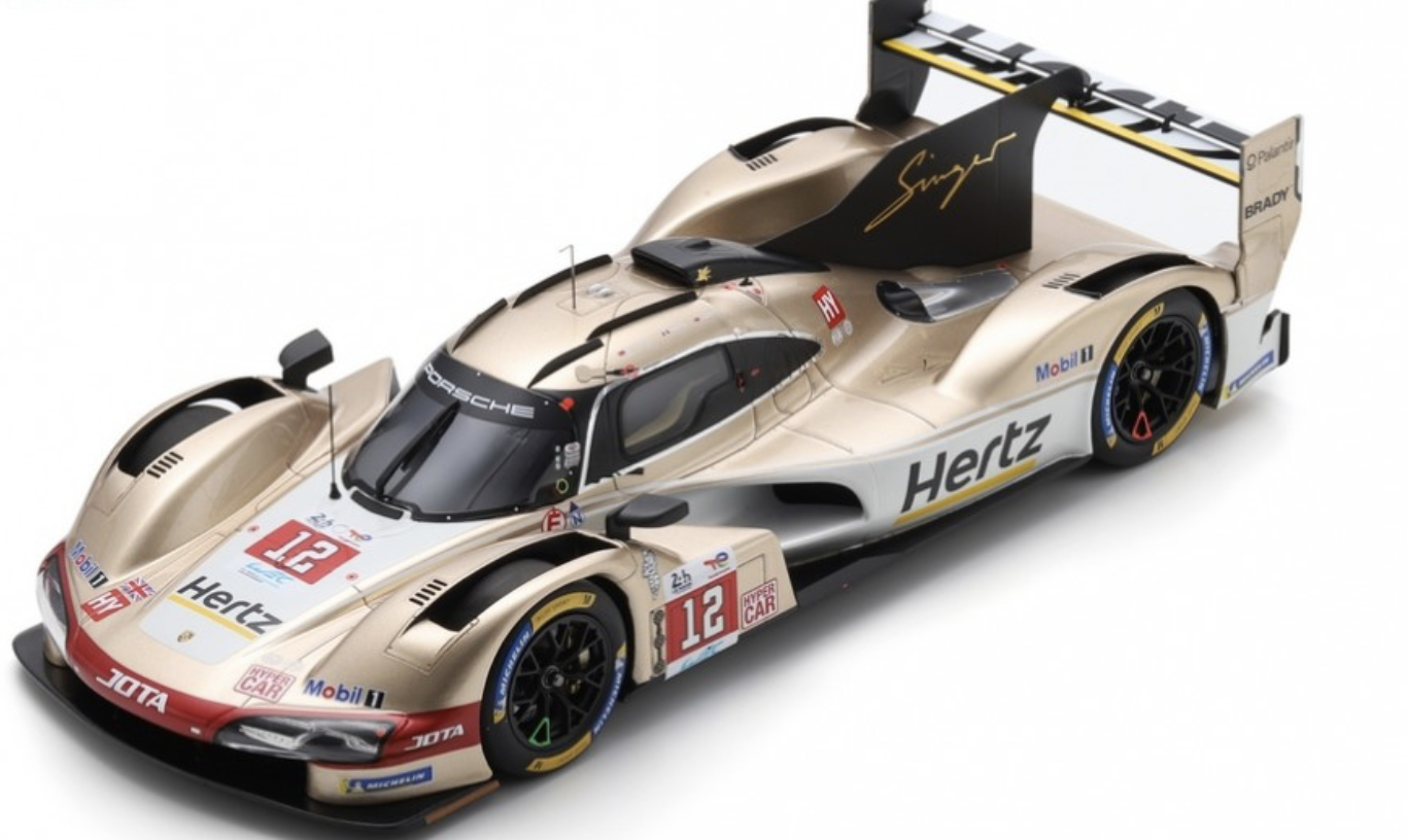 PORSCHE 963 N°12 HERTZ TEAM JOTA 8ème 24H Le Mans 2024 SPARK 1/18