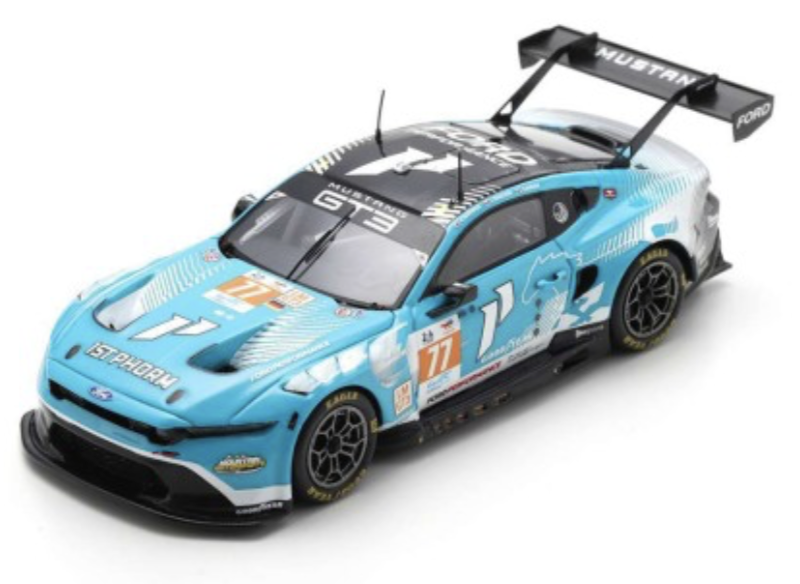 FORD Mustang GT3 N°77 PROTON COMPETITION 24H Le Mans 2024 SPARK 1/18