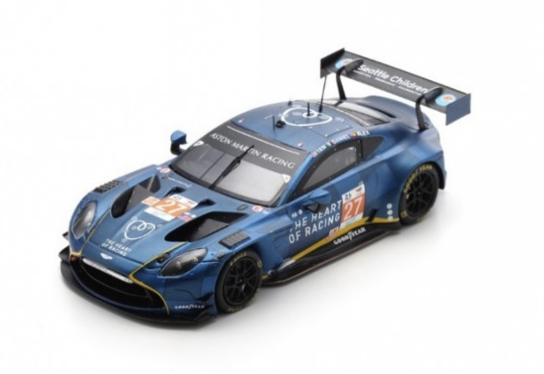 ASTON MARTIN Vantage AMR GT3 N°27 HEART OF RACING TEAM 24H Le Mans 2024 SPARK 1/43