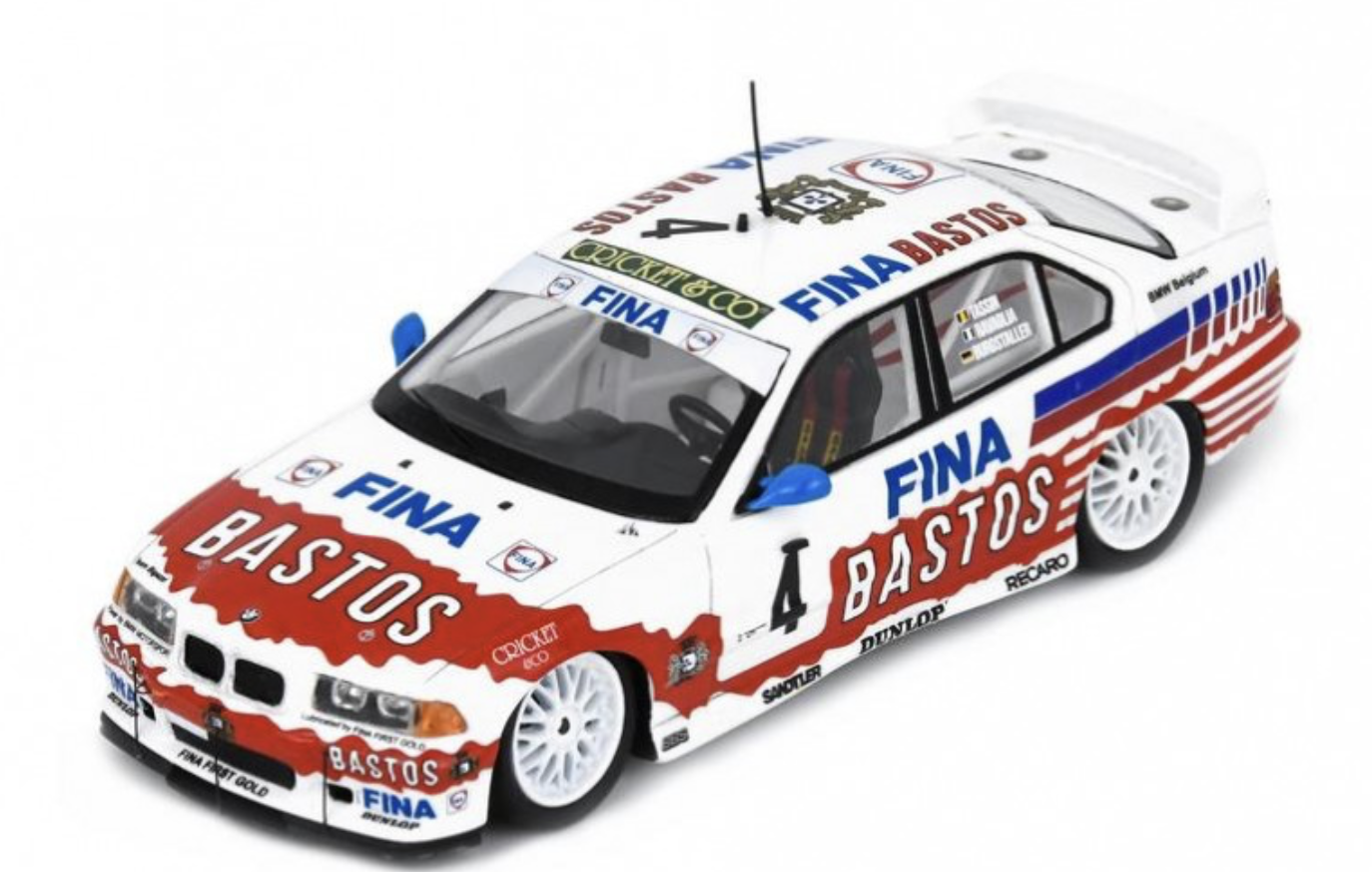 BMW 318I N°4 BMW Fina Bastos Team Bigazzi Vainqueur 24H Spa 1994 SPARK 1/43