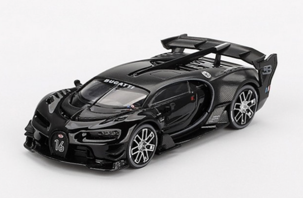 BUGATTI Vision Gran Turismo Black 2015 LHD MINI GT 1/64
