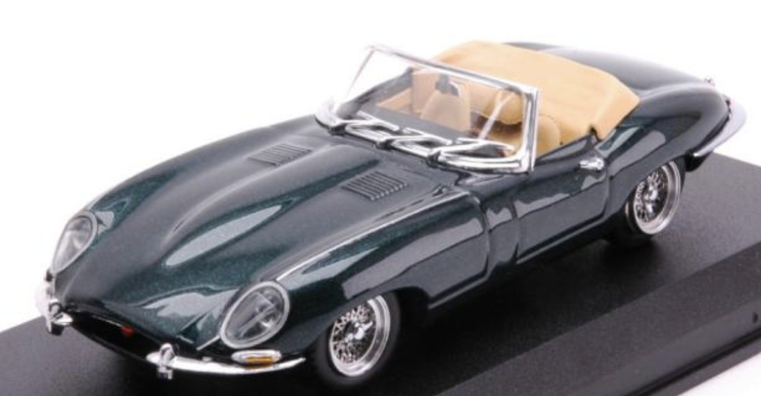 JAGUAR E TYPE SPYDER 1962 DARK GREEN BEST MODEL 1:43