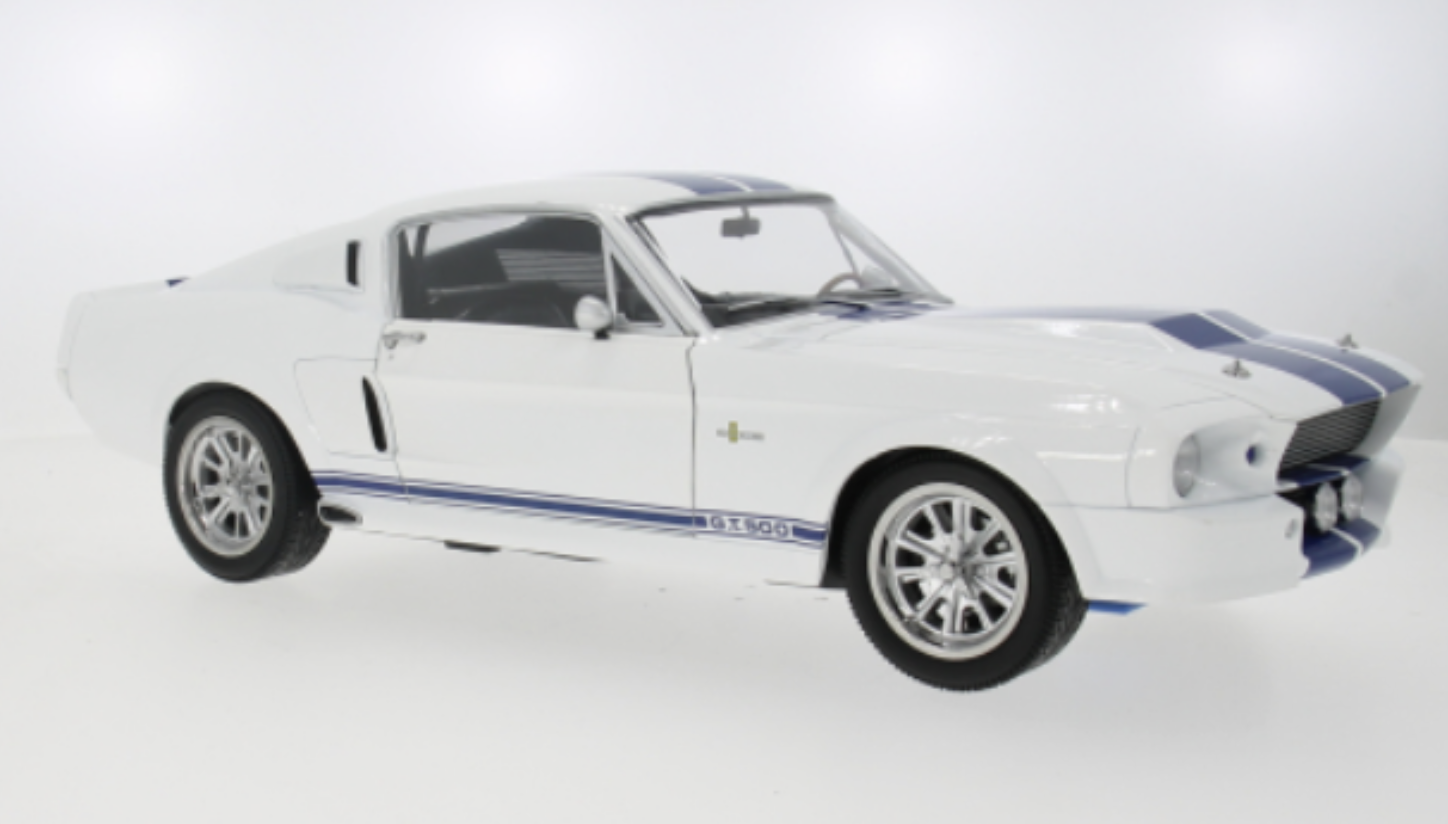 Ford Mustang Shelby GT500, weiss/blau, 1967, KK Scale 1:12