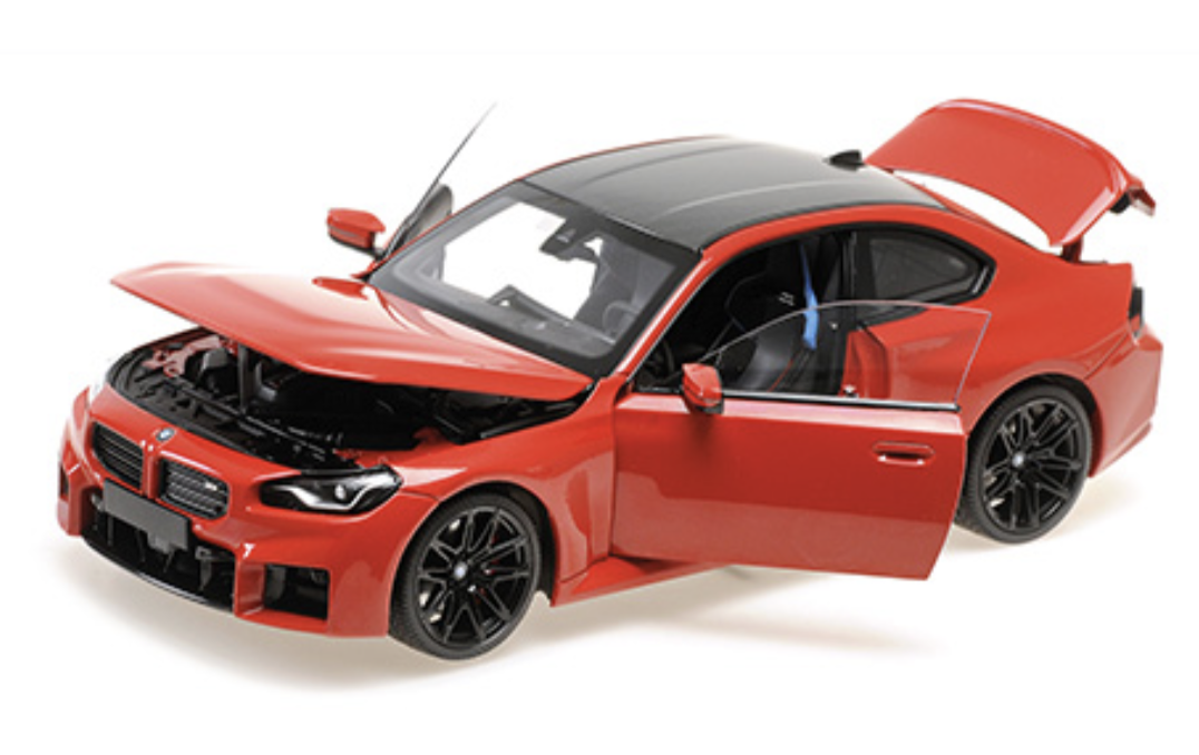 BMW M2 G87 2023 ROUGE MINICHAMPS 1/18°