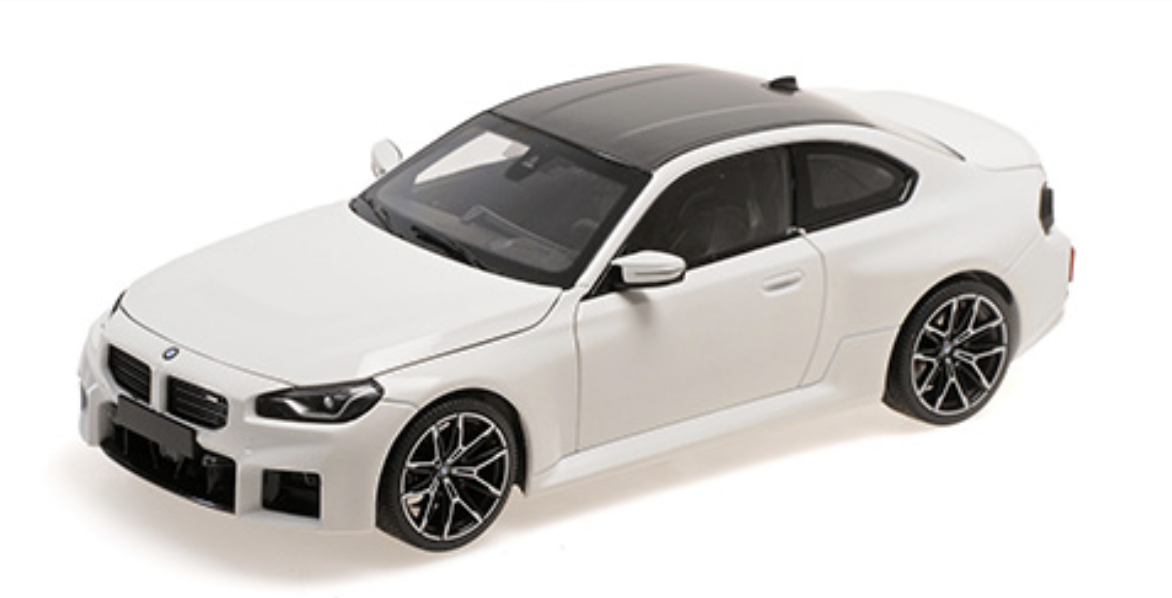 BMW M2 G87 2023 BLANC MINICHAMPS 1/18°