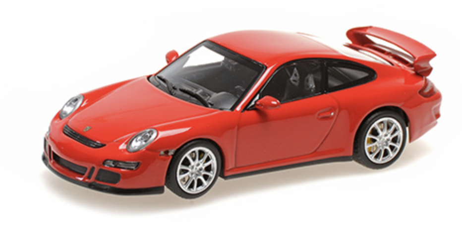PORSCHE 911 GT3 2006 ROUGE MINICHAMPS 1/43°