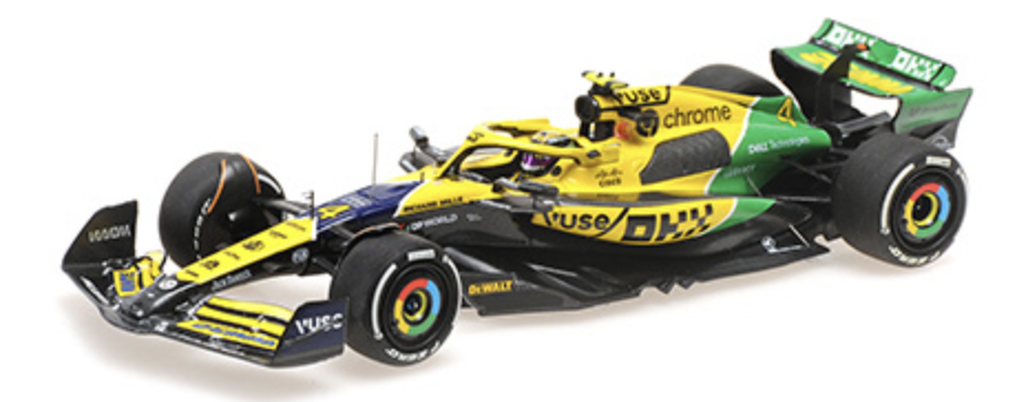 MCLAREN FORMULA 1 TEAM MCL38 LANDO NORRIS MONACO GP 2024 MINICHAMPS 1/43