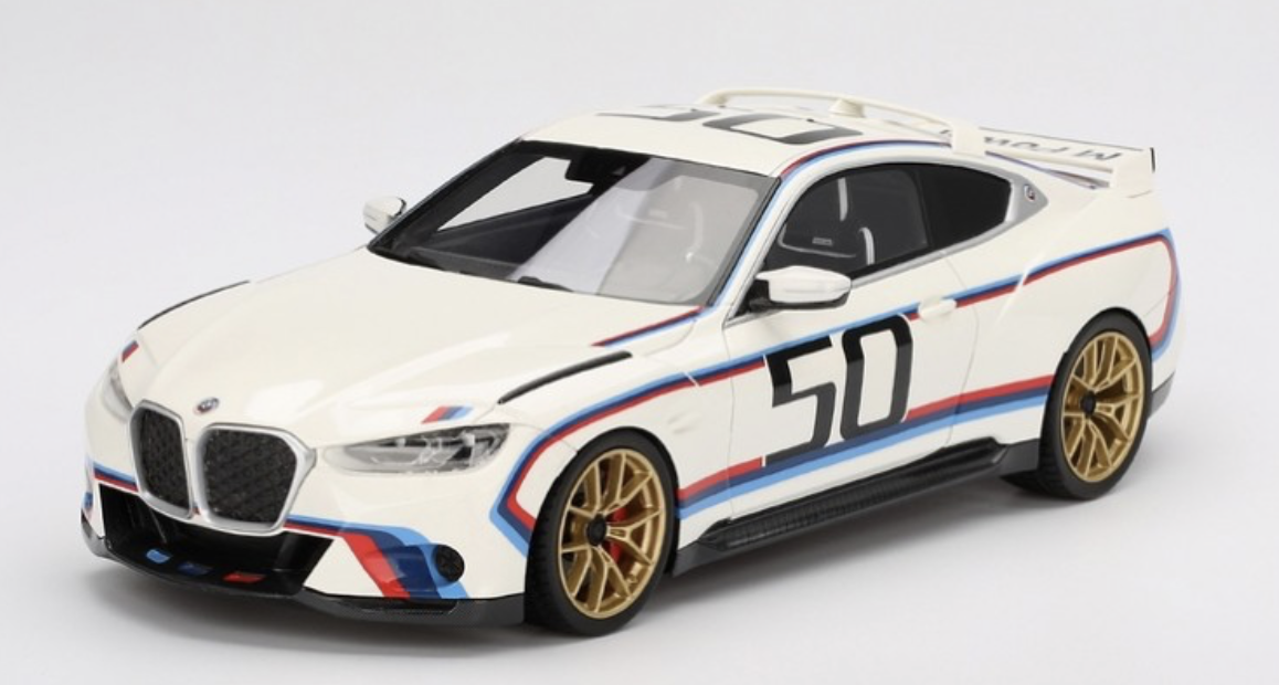 BMW M4 (G82) 3.0 CSL Blanc Brillant 2023 TOP SPEED 1/18