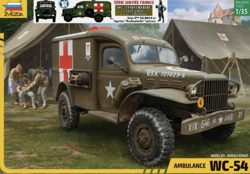 AMBULANCE WC-54 ZVEZDA 1/35