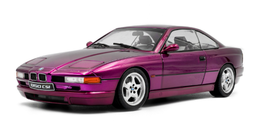 BMW 850 CSI VIOLETTE 1992 SOLIDO 1/18°
