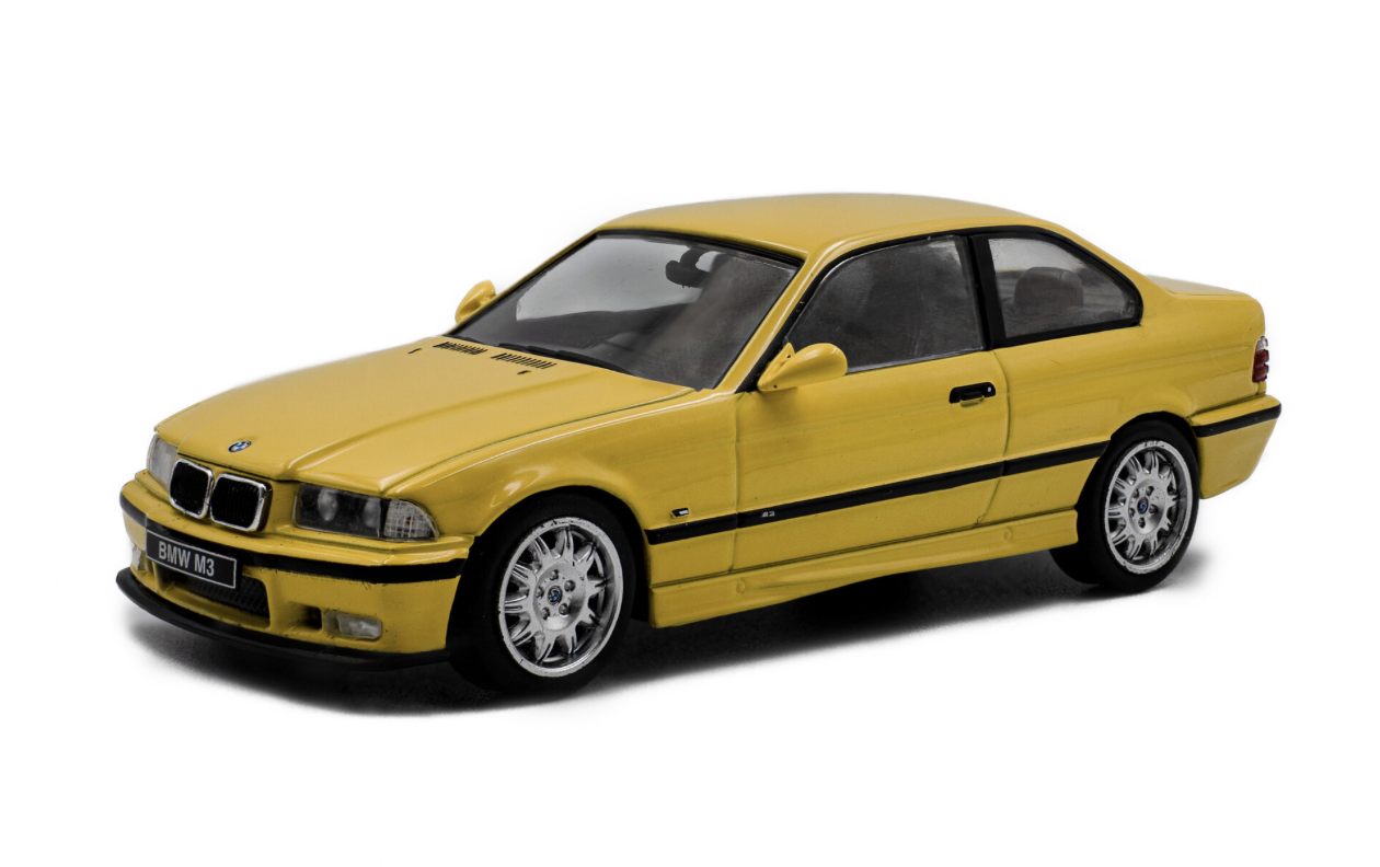 BMW M3 COUPÉ JAUNE 1999 SOLIDO 1/43°
