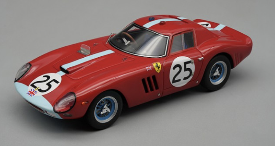 Ferrari 250 GTO 64 Le Mans 24h 1964 Maranello Concessionaires car #25 - 6th technomodel 1/43