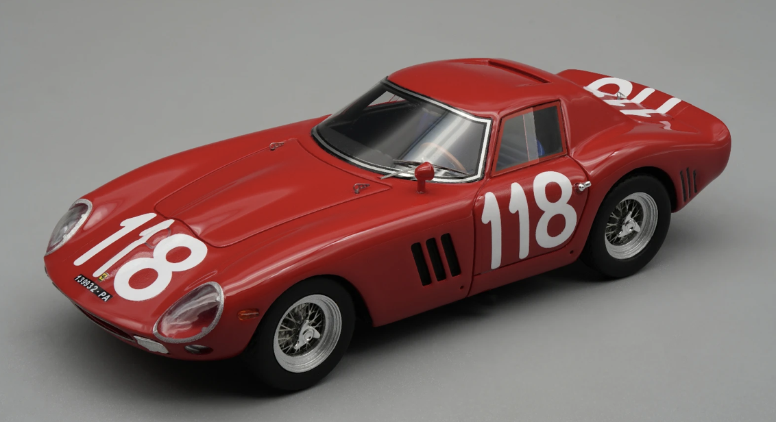 Ferrari 250 GTO 64 Targa Florio 1965 car #118 technomodel 1/43